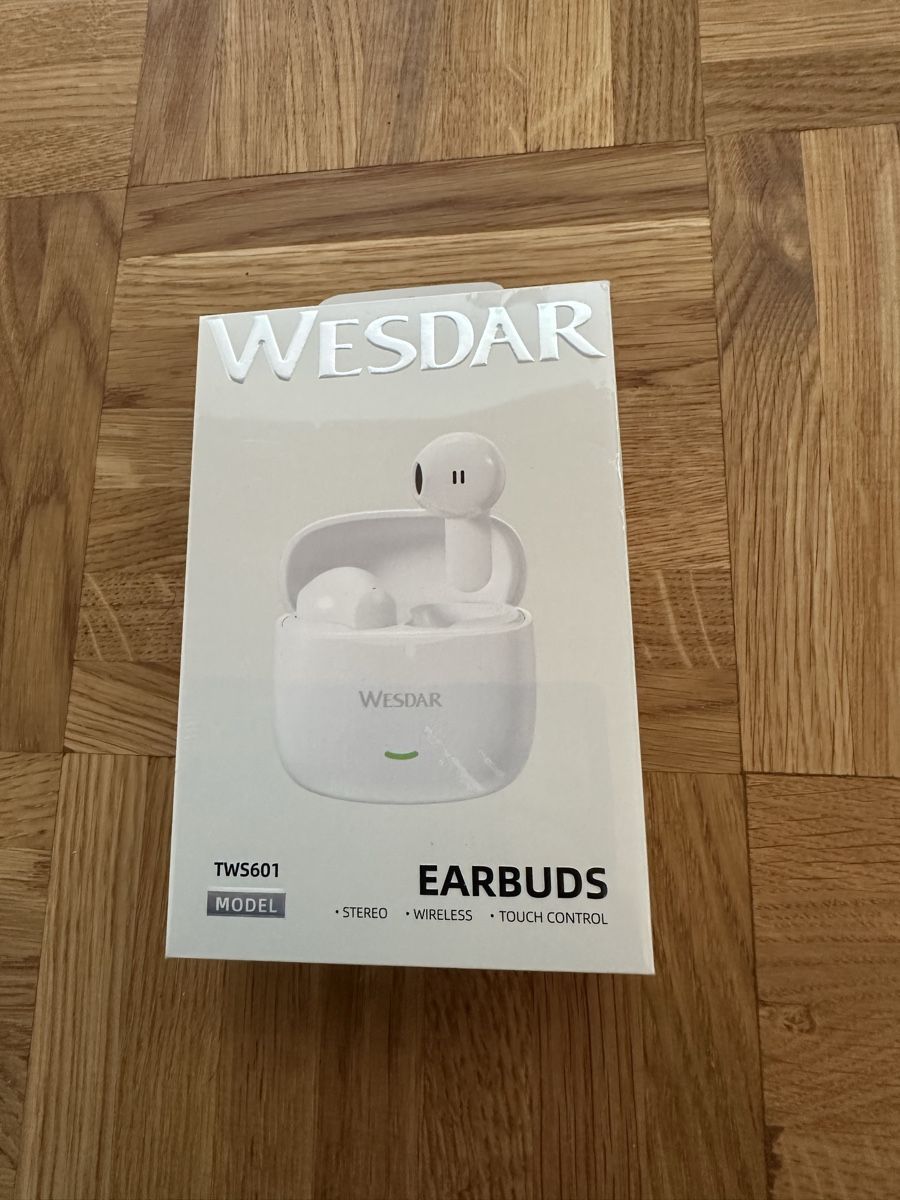 Cuffie: WESDAR TWS601 wireless Earbuds Weiss Neu – Nuovo e nell'imballaggio originale da Willisau venduto da StorageWars