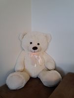 XXL Kuschelbär Teddybär Plüschbär Stofftier weiss beige