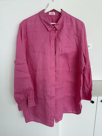 Leinenbluse s.Oliver Pink