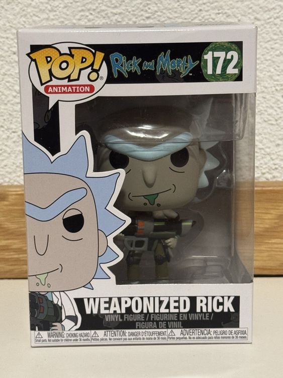 Funko Pop! Rick and Morty - Weaponized Rick (172) (Neu (gemäss ...