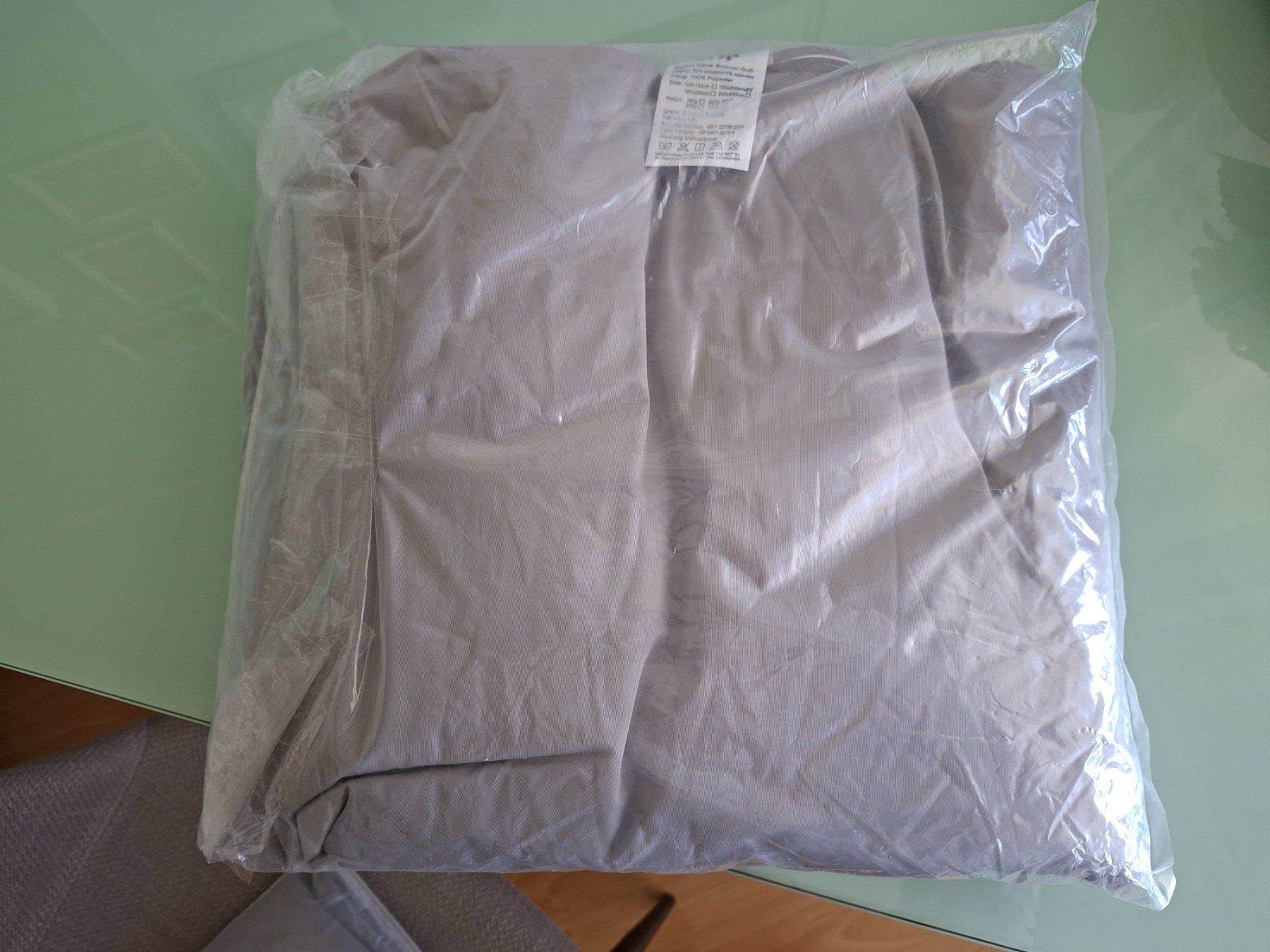Coperte: Sommerdecke Neu,  kühlend, grau – Nuovo e nell'imballaggio originale da Volketswil venduto da Corvette06 3