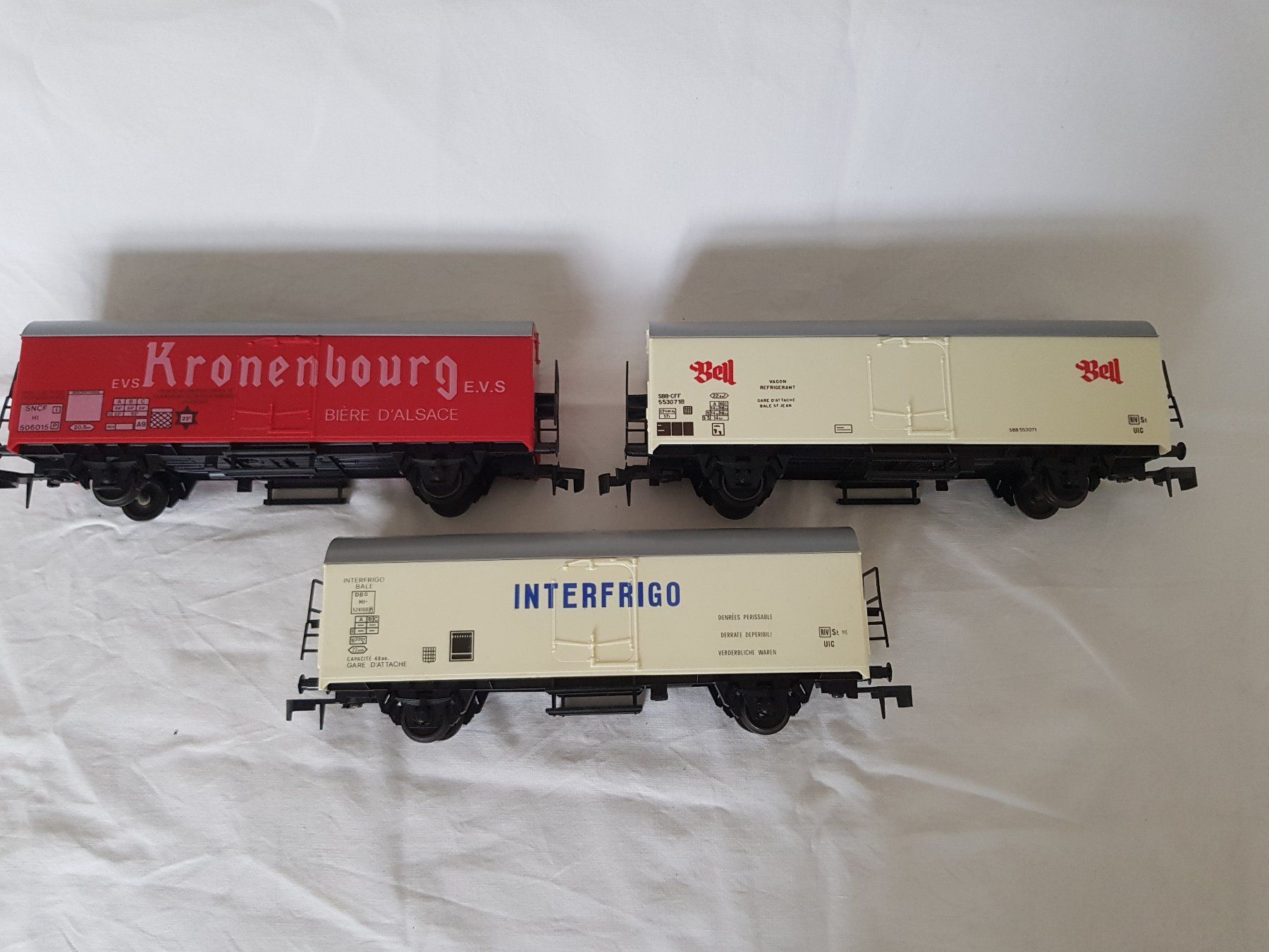 Lima Modellini di ferrovie: 3 Lima Kühlwagen – Usato da Luzern venduto da inca55