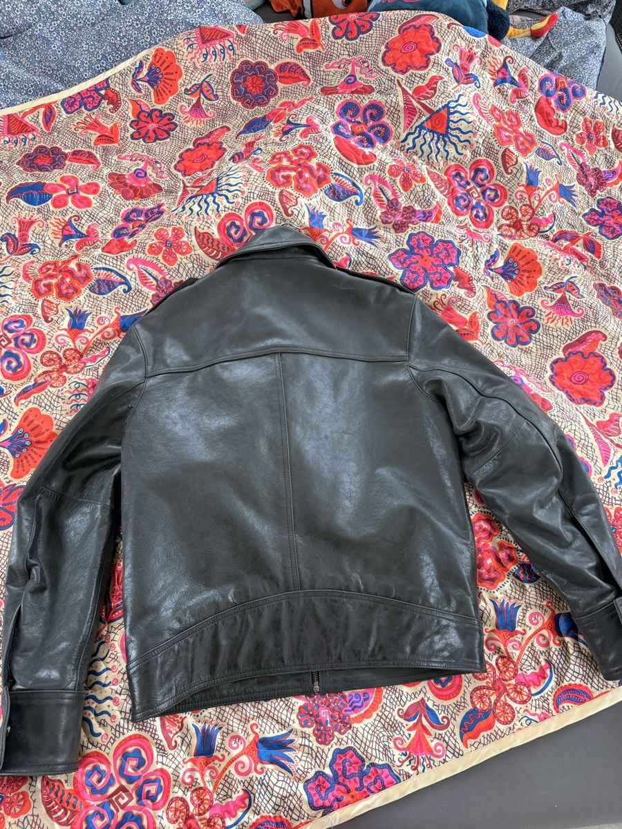 H&M Giacche: Echtes Leder oversized Jacke , Grösse xs – Usato da Pratteln venduto da Samantha... 4