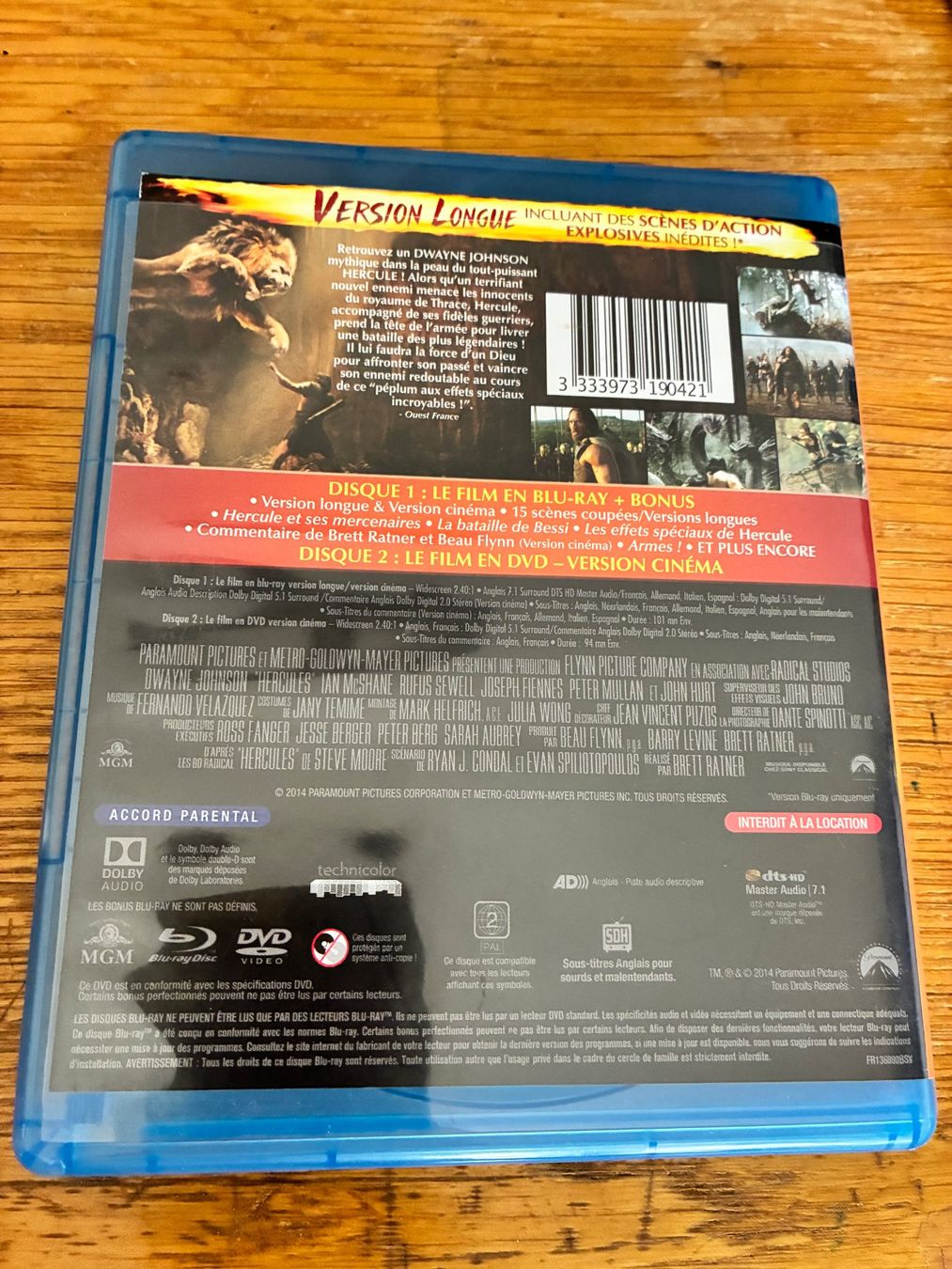 Tutti i DVDs: Hercule (Version longue, 2014, Blu-ray + DVD, The Rock) – Usato da Vevey venduto da zecollector 1