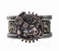 Alchemy: Fingerring "Quanta Mechanica Cosmonatallogy" Gr. N
