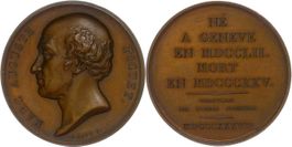 Suisse médaille bronze 1837 Marc Auguste Pictet