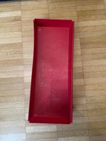 Cesta portaoggetti in plastica rossa - Organizzazione!