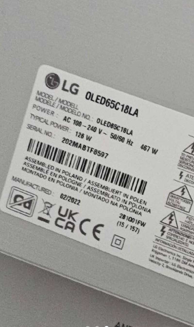 Appareils TV: LG OLED65C18LA – D'occasion à Trasadingen par Kaffee.mann 4