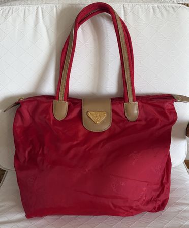 Tasche rot Marke MOLLERUS Gurtmass Top Zustand