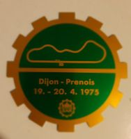 Plakette SAR Dijon 1975 Autorennen Medaille