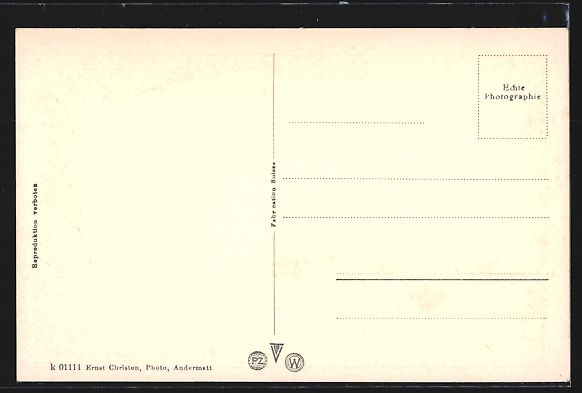 Cartoline postali: AK Andermatt, Blick auf Hospental – Usato da Berlin venduto da bartko-reher 1