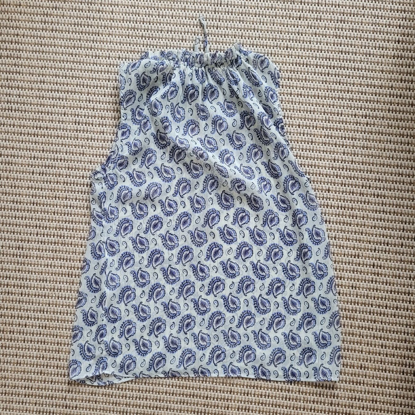 Morgan Top: MORGAN Haut, taille 36,  imprimé bleu – Nuovo (secondo la descrizione) da Genève venduto da Tanaa_12 5