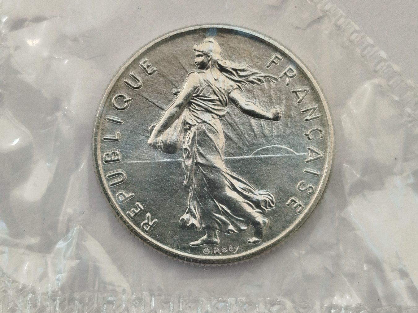 Alle Münzen: 50 CENTIMES SEMEUSE 1974 – Neu und originalverpackt aus Wettingen von Colorup 1