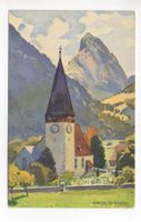 Künstler-LITHO Kirche zu SAANEN