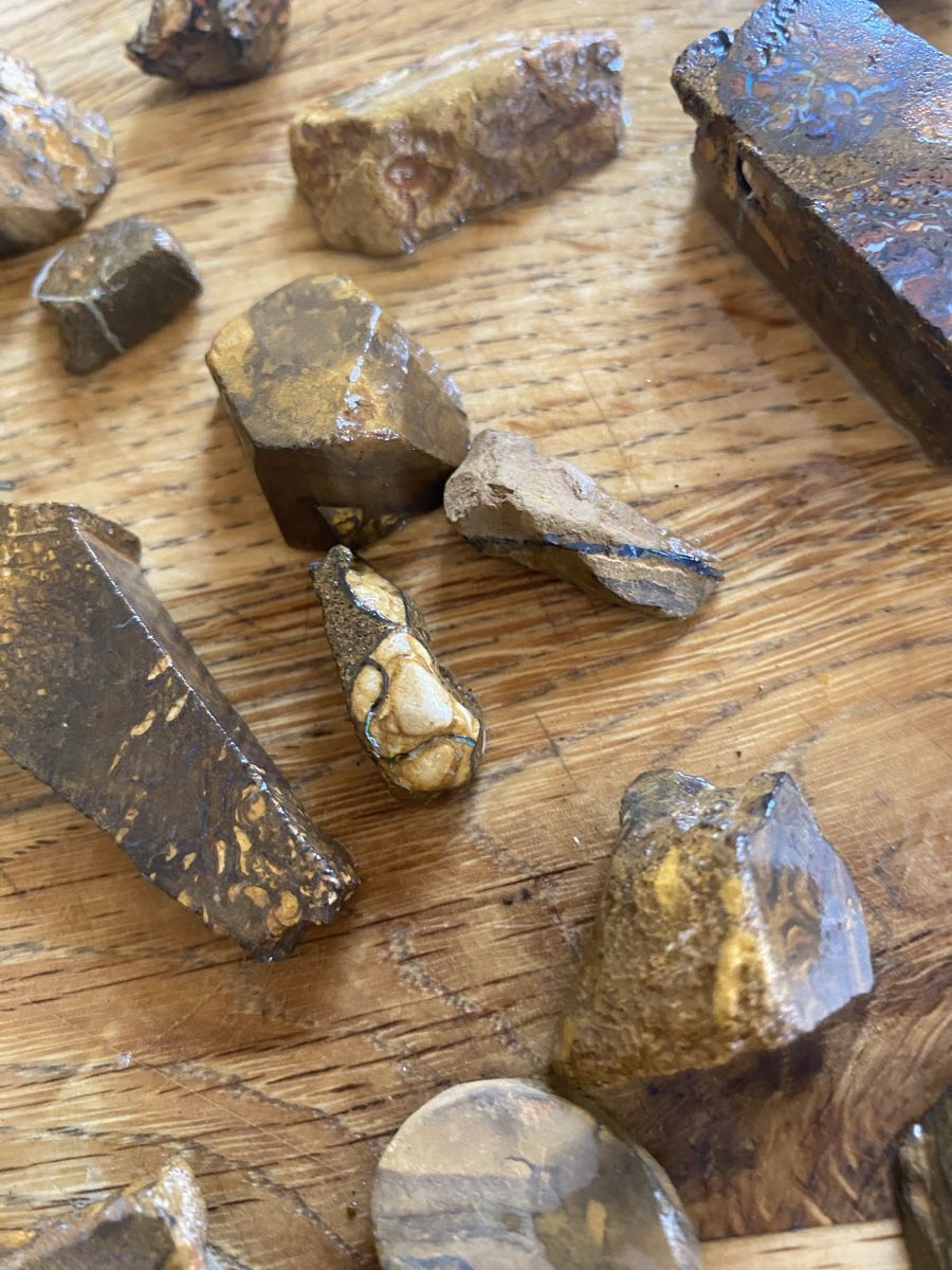 Edelsteine: 18 Boulder Rohopale  – Gebraucht aus Flawil von Naphtali 6