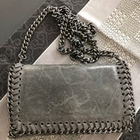 Tolle Tasche grau/silber neu