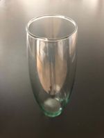 Vase en verre transparent hauteur 28 cm bon état