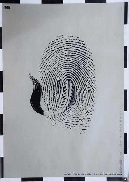 Poster & Bilder: Claude Kuhn, Zebra/Fingerprint – Neu (gemäss Beschreibung) aus Bern von Vintage-Art-Poster