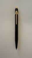 Kugelschreiber Caran d'Ache schwarz Gold Clip guter Zustand