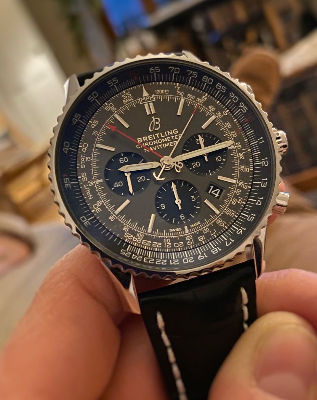 Breitling Navitimer Rattrapante Limited Edition Stratos Grey Acheter sur Ricardo