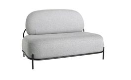Sofa ADMIRAAL, Retro-Look, B 1245 x T 710 x H 770 mm, grau