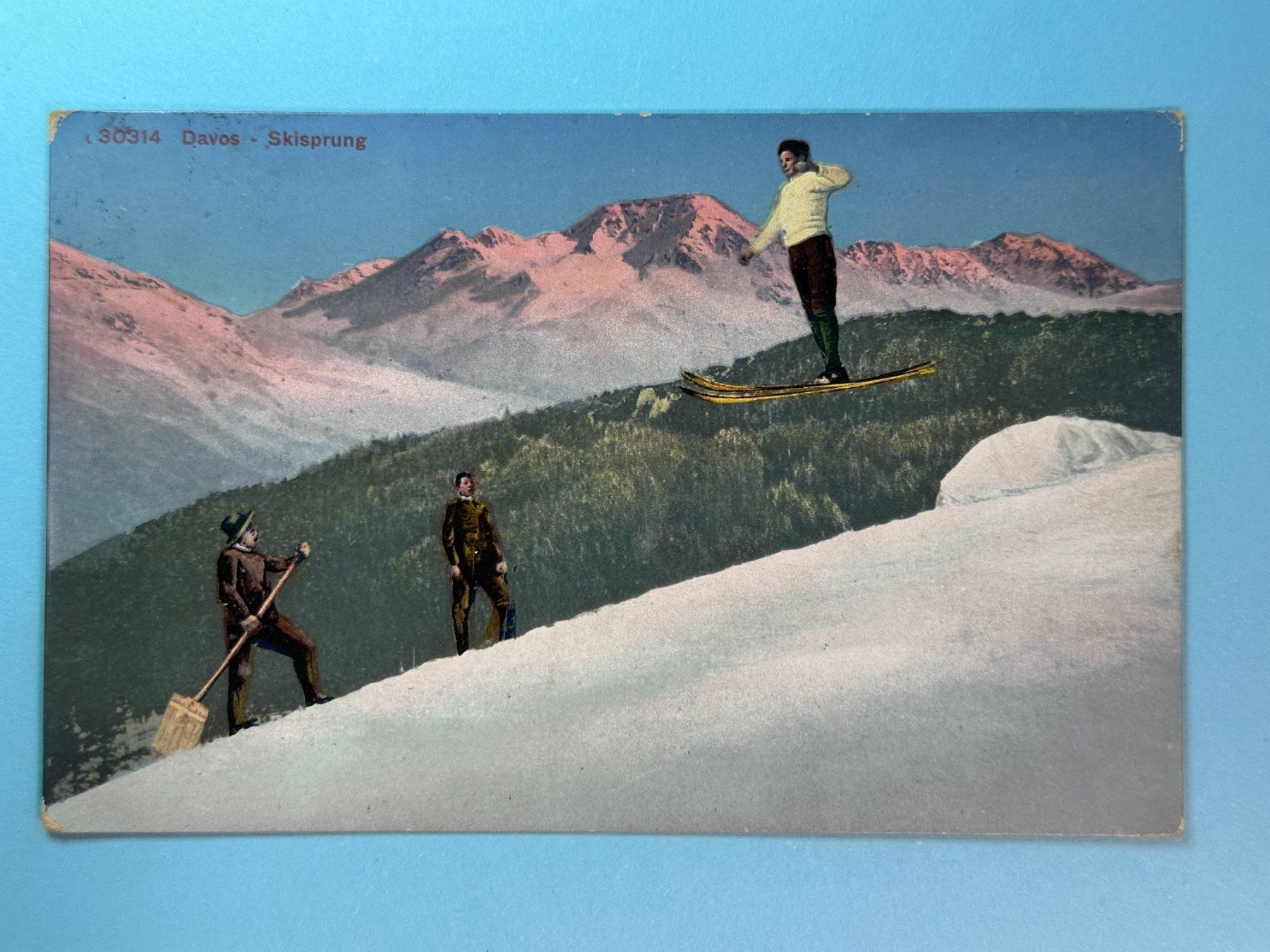 Cartoline postali: Davos - Skisprung – Usato da Steg VS venduto da danwer74