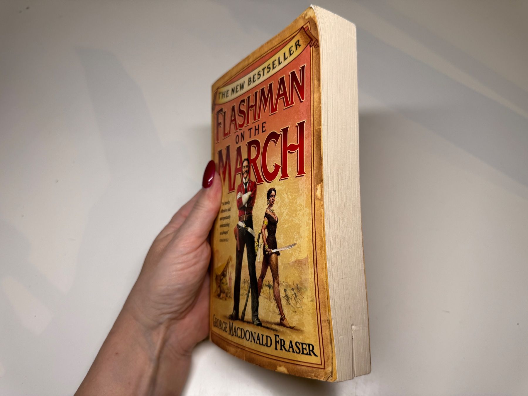 Libri: NOVEL: George MacDonald Fraser, Flashman on the March – Usato da Grosswangen venduto da English_books 1
