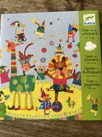 Djeco Sticker Set Zirkus Kreativset ungeöffneter Zustand