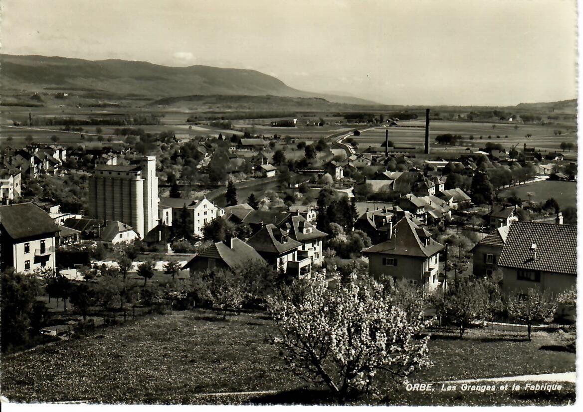 Cartoline postali: Orbe  1955 – Usato da Hochdorf venduto da Ziegel-16
