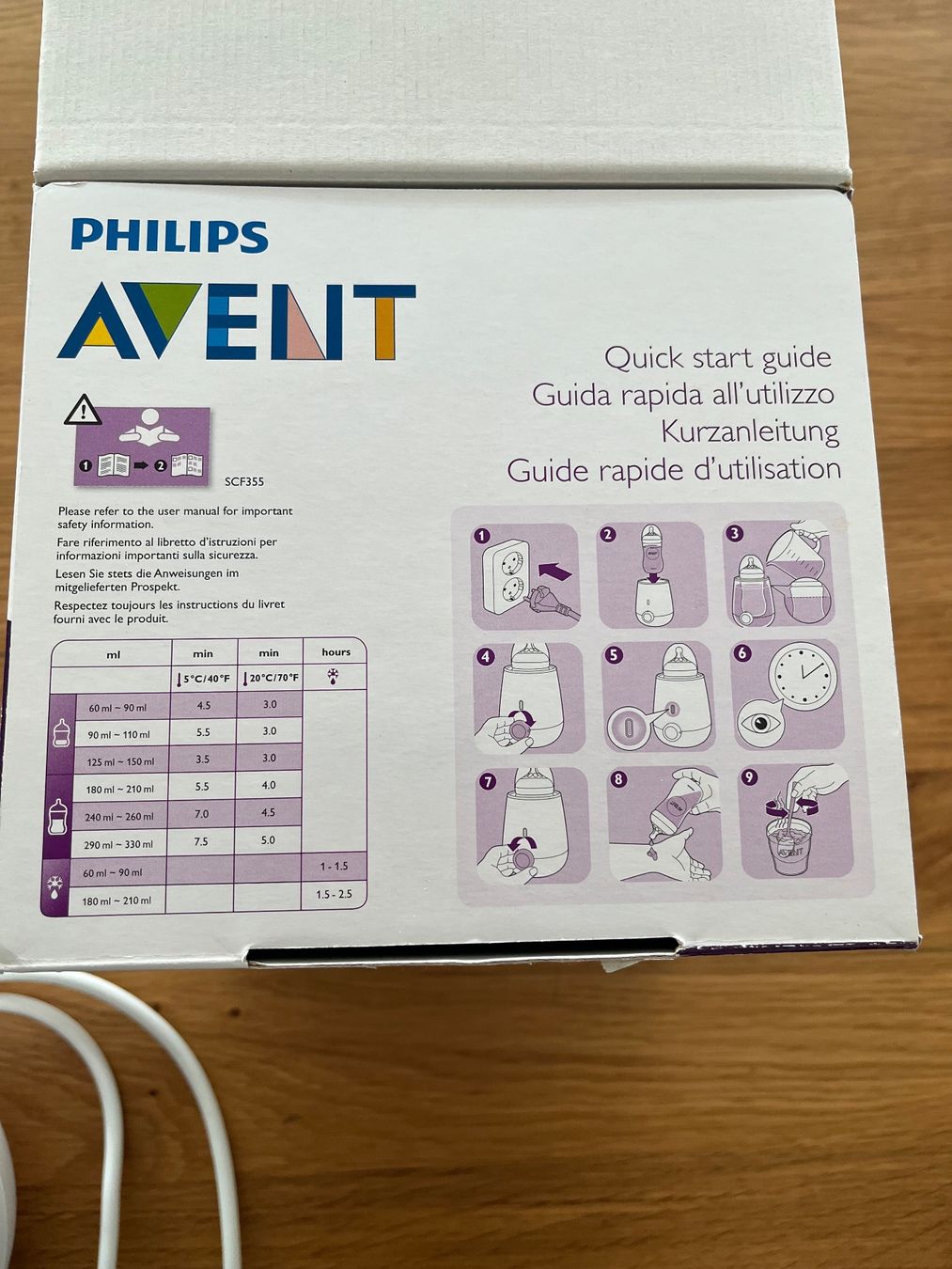 Avent Baby-Mahlzeiten: Chauffe-biberon Avent Philipps – Gebraucht aus Estavayer-le-Lac von stelina13 3