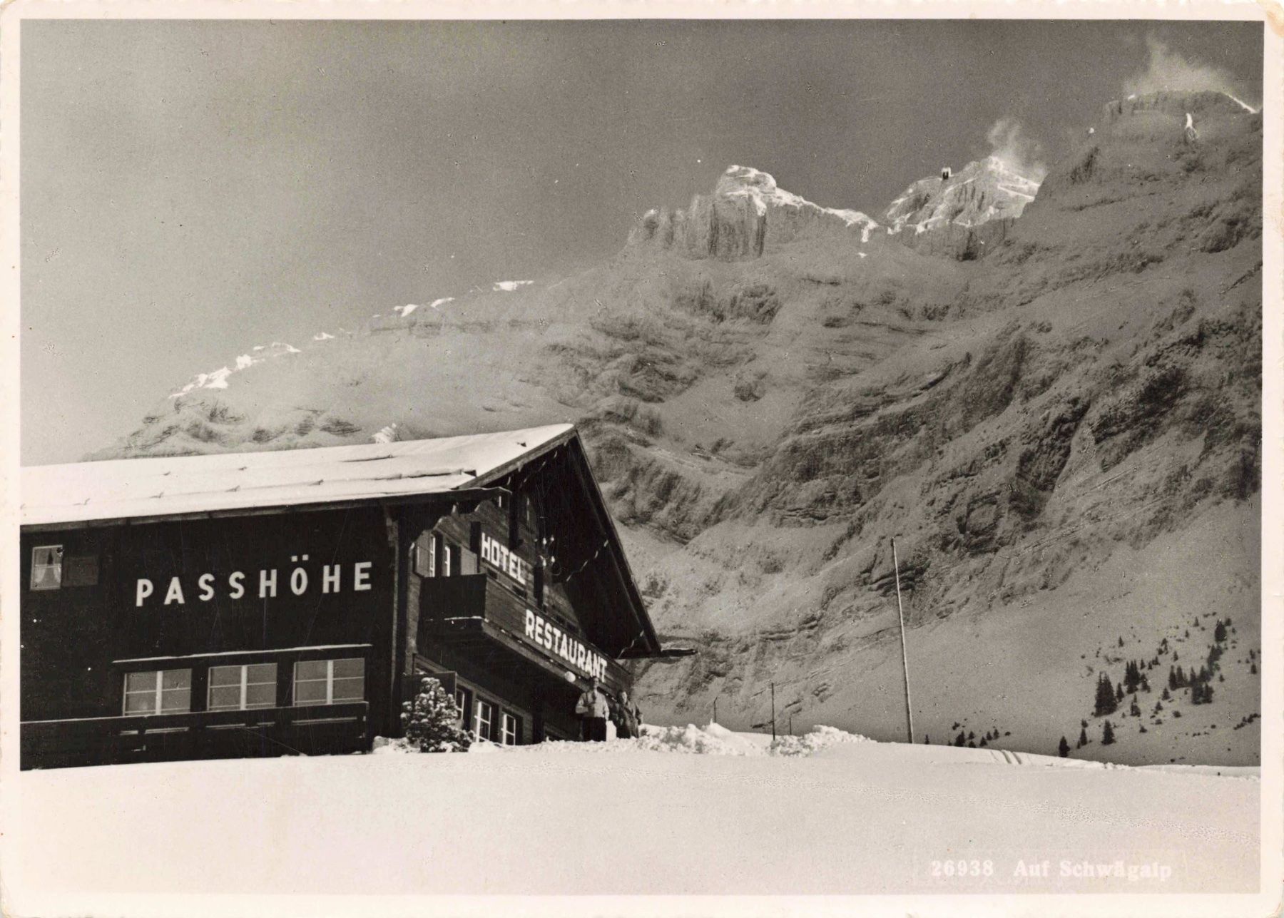 Cartoline postali: AufSchwägalp hotel Passhöhe G – Usato da Biasca venduto da Blenio71