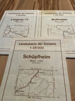 Schweizer Wanderkarte 1:25000 - Langnau, Wolhusen, Schüpfhei