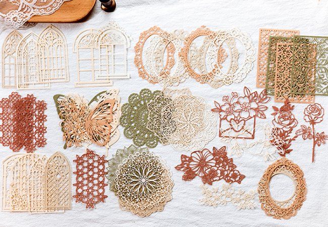 Tortenunterlage 21cm Rund - 150 Stück Spitzenpapier-Sets Für Kuchen & Desserts