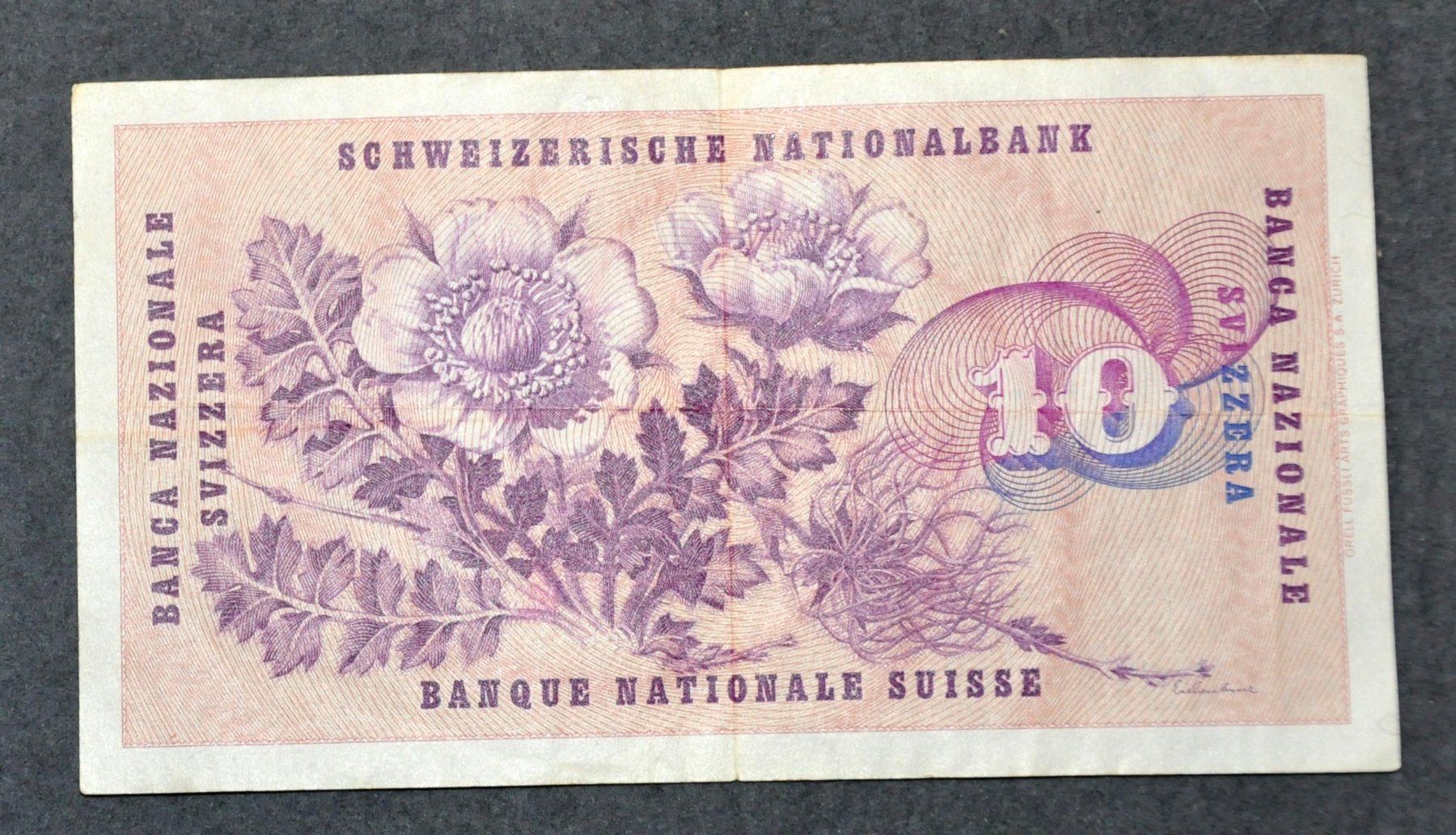 Banconote: 10 Franken Banknoten – Usato da Andwil TG venduto da Wanton25 3