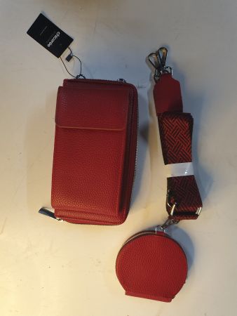 Damenportemonnaie Chicorée rot