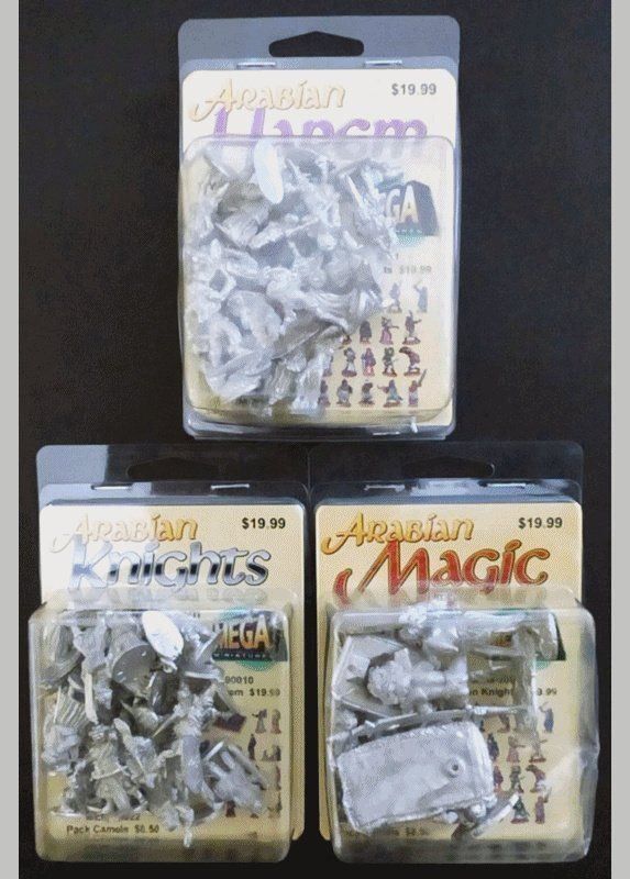 Statuette: LOT 3 BOXES LEAD MINIATURE HAREM ARABIAN KNIGHTS & MAGIC – Nuovo e nell'imballaggio originale da Lugano venduto da YouWantUS 7