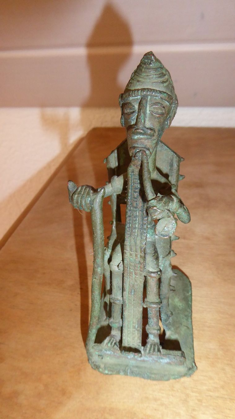 Sculture & Statue: Bronzefigur Westafrika. – Usato da Zullwil venduto da Dingo402 1