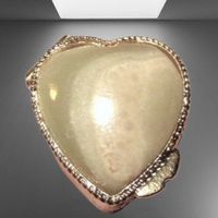 💖Vintage Pillendose Herzform Naturstein (Onyx/Achat)💖4/9💫