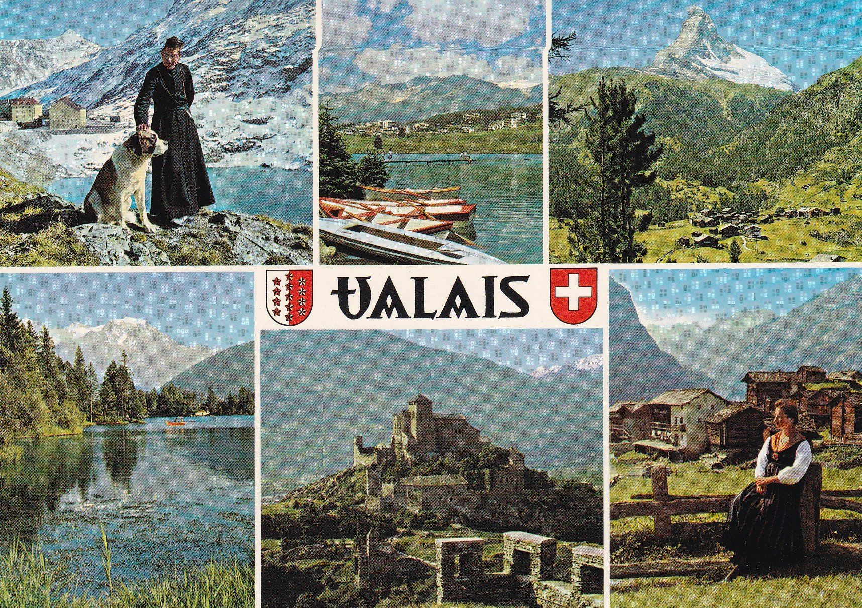 Cartoline postali: Valais touristique Multivues – Usato da Cormoret venduto da Pascalll2001