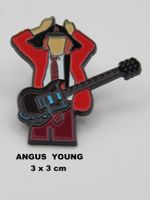 Ansteck - Pin - ANGUS  YOUNG - AC/DC - Emaille - 3x3cm