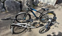 3 Velos im Set – 2x ROCKRIDER + MASERATTI