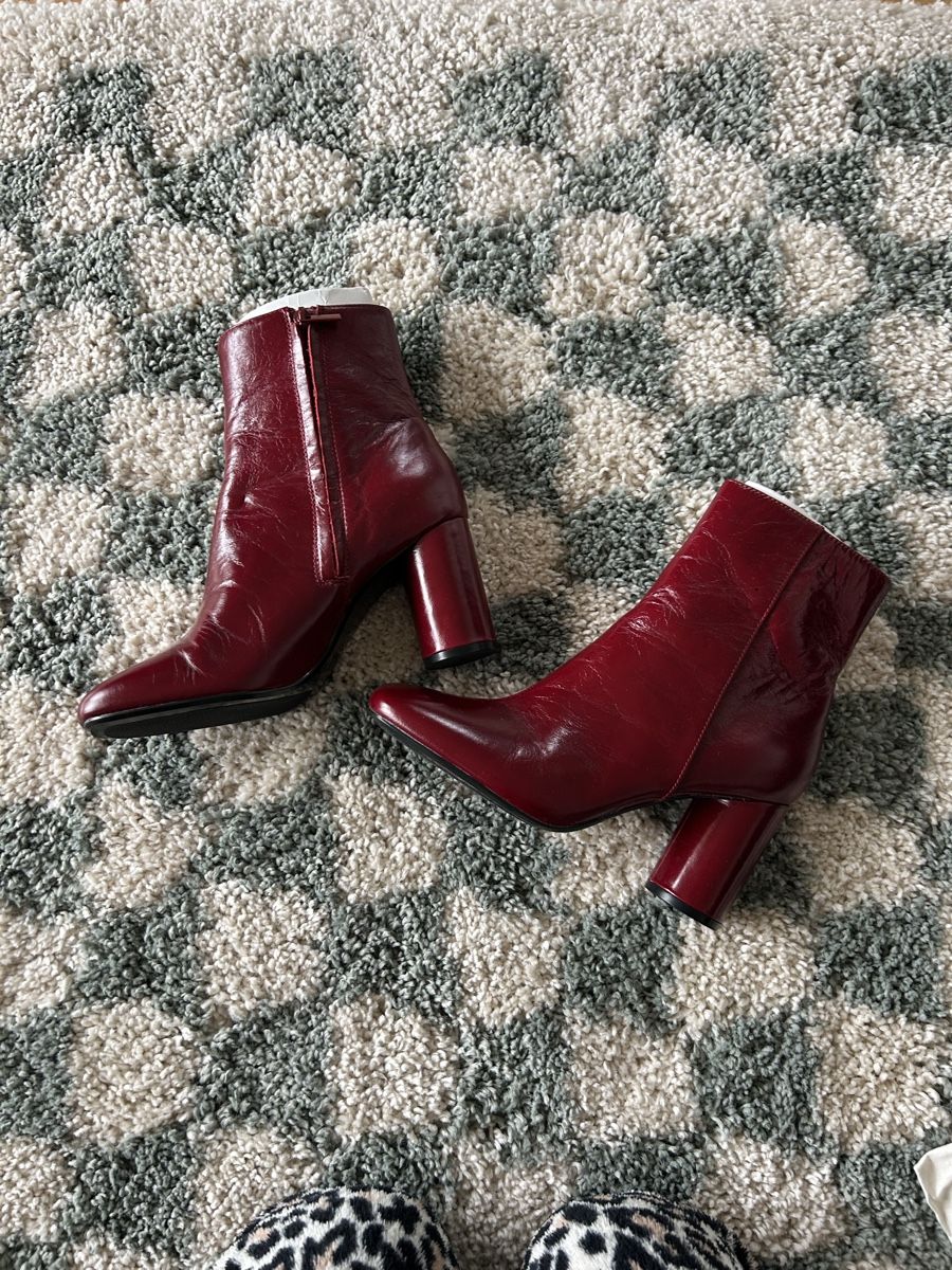 Chaussures femmes: Rot Lederstiefel – Neuf (Voir description) à Zürich par mar_hk8y 1