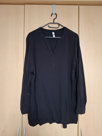Blusenshirt Gr. 46, schwarz, Langarm, ever.me