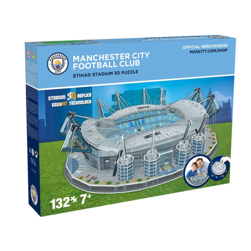 Puzzles: Manchester City Etihad Stadion 3D Puzzle – Neu und originalverpackt aus Wil SG von Football-Legends 1
