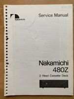 Service Manual Nakamichi 480Z Kassettendeck