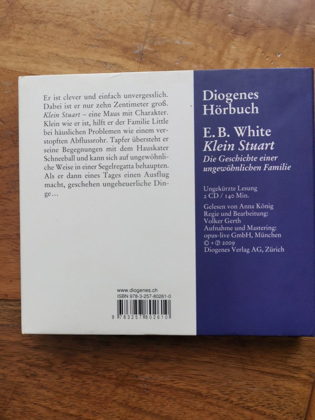 Audiolibri: Hörbuch Klein Stuart von E. B. White – Usato da St. Margrethen SG venduto da Goldig 4