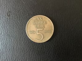DDR 5 Mark XX Jahre DDR 1969