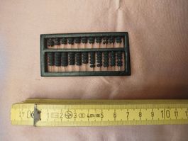 Mini ancien boulier chinois en bois, pour collection !