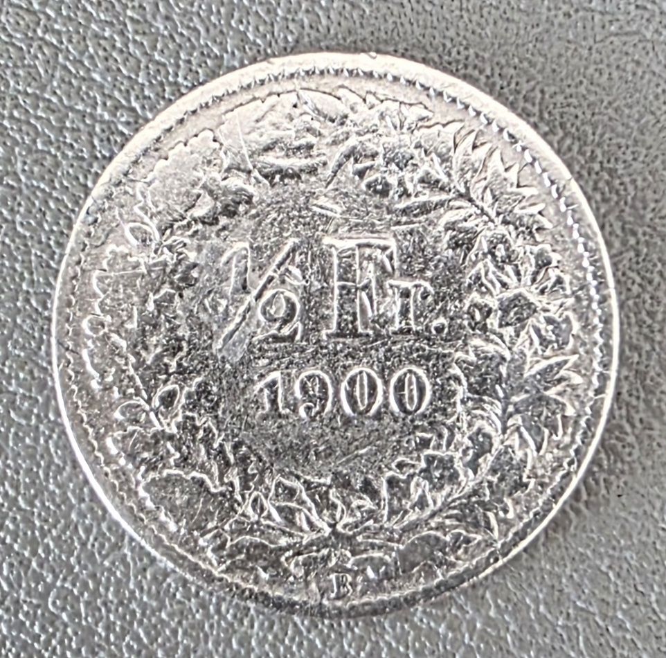 Tutti le monete: 1/2 Rappen 1900 - Seltene Jahre – Usato da Niederuzwil venduto da 262305 2