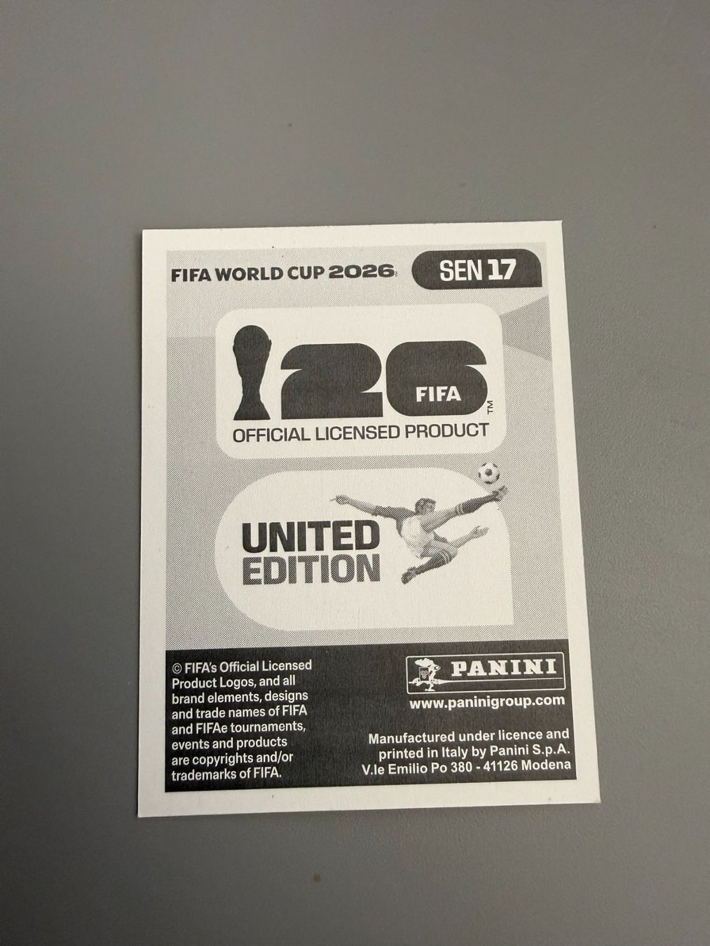 Panini Cartes à collectionner: Panini Boulaye Dia SEN17 – D'occasion à Liebefeld par Ronaldo-1996 1
